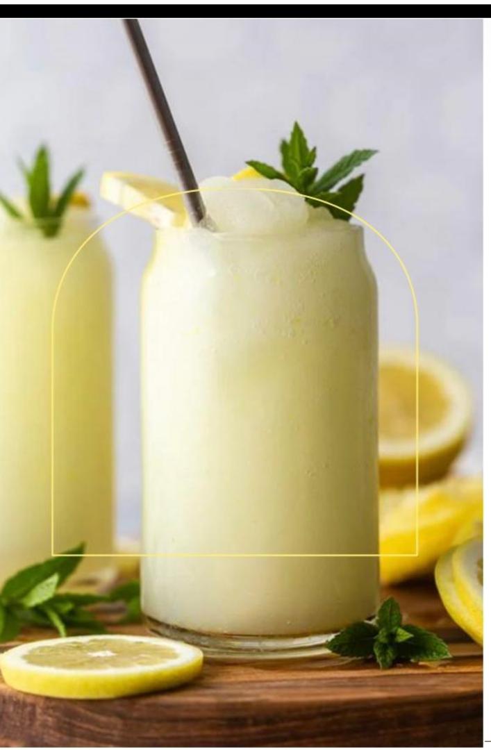 Frozen Lychee Lemonade