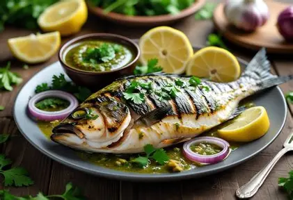 Whole Marinated Grilled Fish